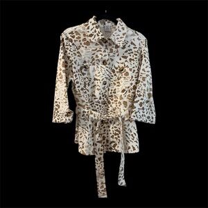 Carole Little Animal Print jacket
